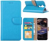 Nokia 7 Plus - Bookcase Turquoise - portemonee hoesje