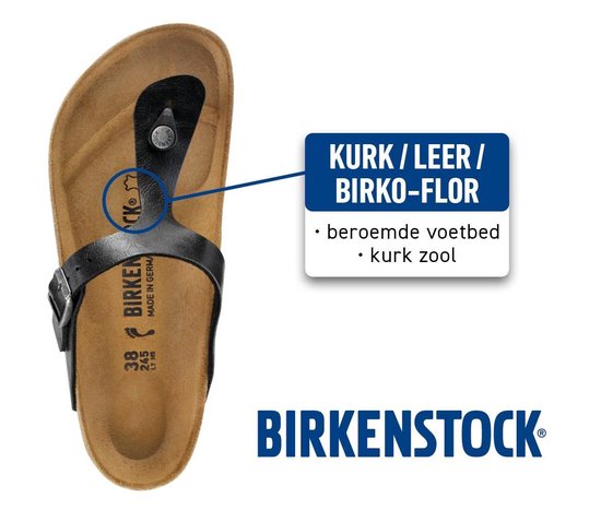 Zwarte BIRKENSTOCK Slippers GIZEH | Omoda