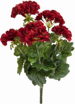 verstoring medeleerling Tropisch Europalms kunstbloem Geranium - rood - 42cm - decoratietak | bol.com