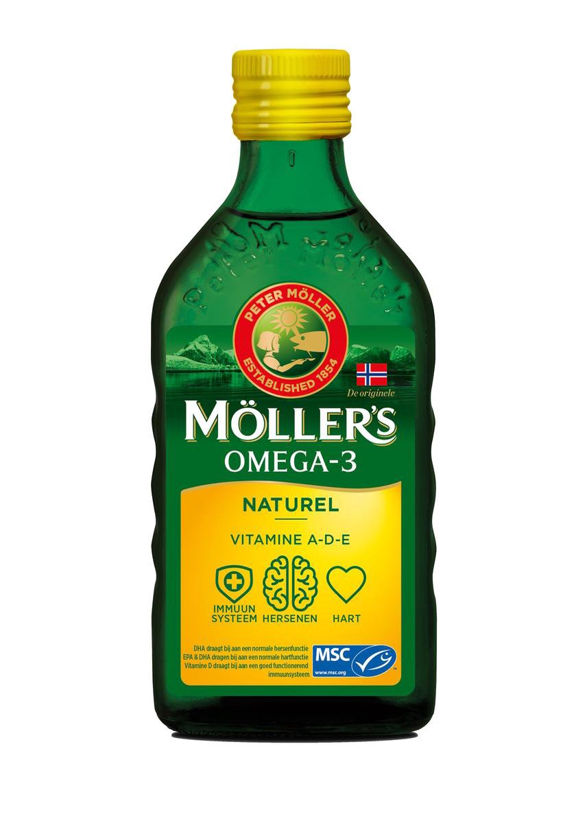 Goedkoopste Moller's Omega-3 Naturel - 250 ml - Visolie - Visolie - Voedingssupplement