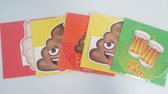 Emoji enveloppen - 5 stuks - Willekeurig