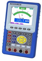Peaktech 1205 - osciloscoop - draagbaar - 2 kanaals - 20 MHz - 100 MS/s - met digitale multimeter
