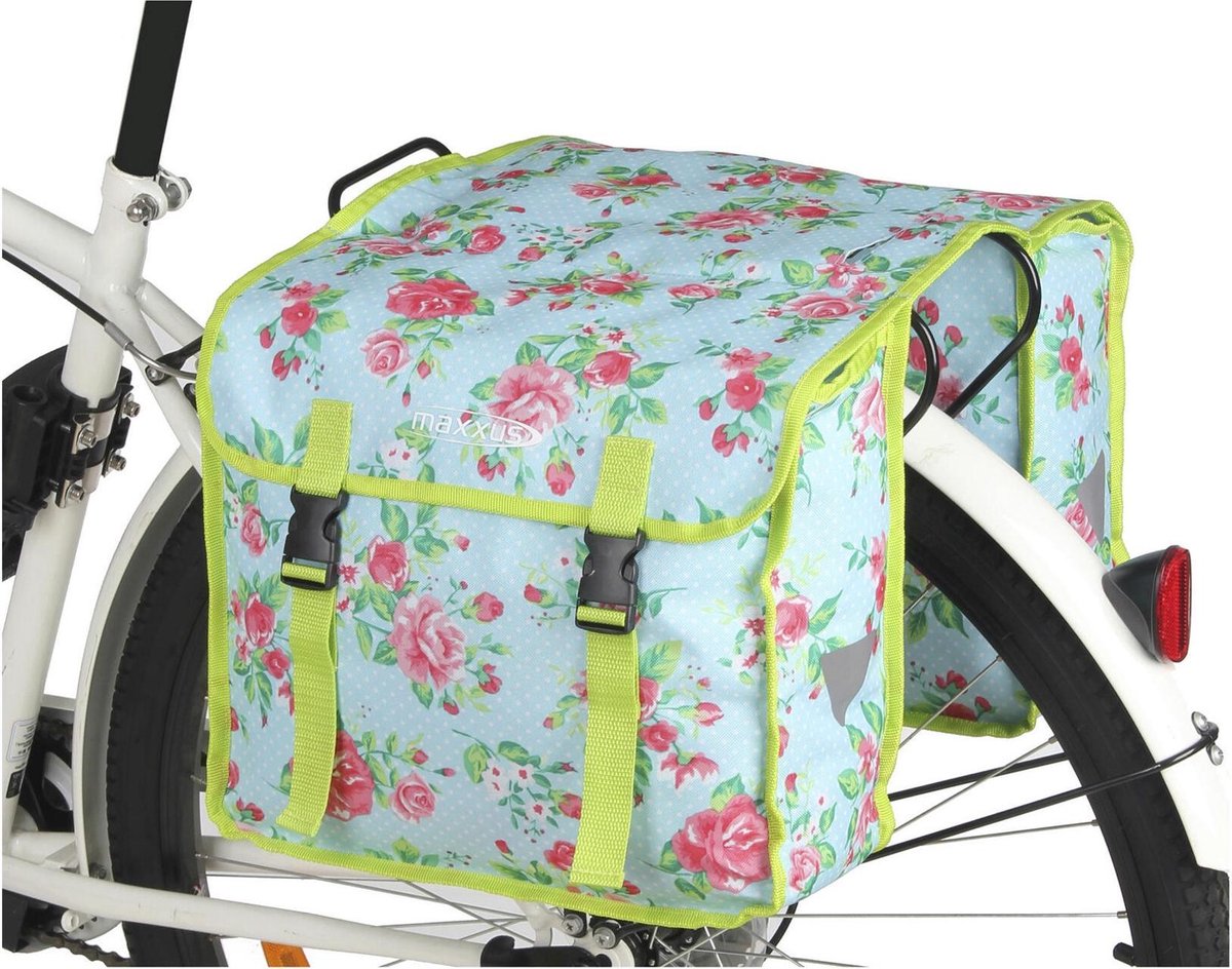Maxxus Laura dubbele fietstas 35x14x30 cm | bol.com
