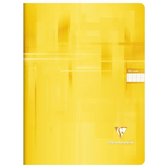 CLAIREFONTAINE - Schetsboek - 24 x 32 - 96 pagina's Seyes - Filmomhulde omslag - Gele kleur