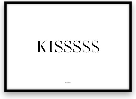 Kisssss - poster - A4