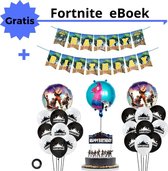 Fortnite Versiering - Fortnite Verjaardag - Fortnite Bundle - Fortnite Speelgoed- Fortnite Feestpakket - 24 Delig XL - Kinderfeestje
