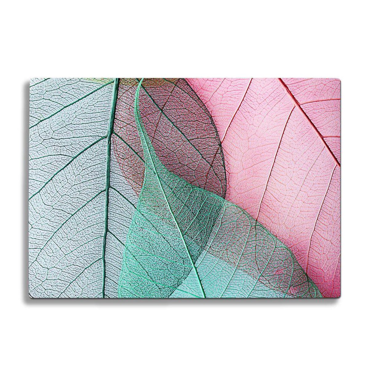 Glassnijplank - Tropisch Blad - Glazen - Snijplanken - 35×25 cm - 4 mm