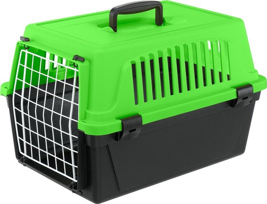 Ferplast Atlas 10 - Dierenvervoersbox - Groen - 48 x 32.5 x 29 cm