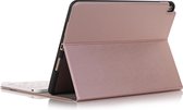 Case2go - Tablet Toetsenbord Hoes geschikt voor Apple iPad 10.2 inch 2019 / 2020 / 2021- Keyboard Case met Stylus Pen Houder - Roze