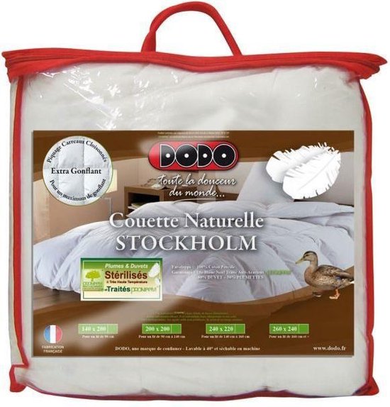 Couette extra chaude anti-acariens Couleur blanc Dodo