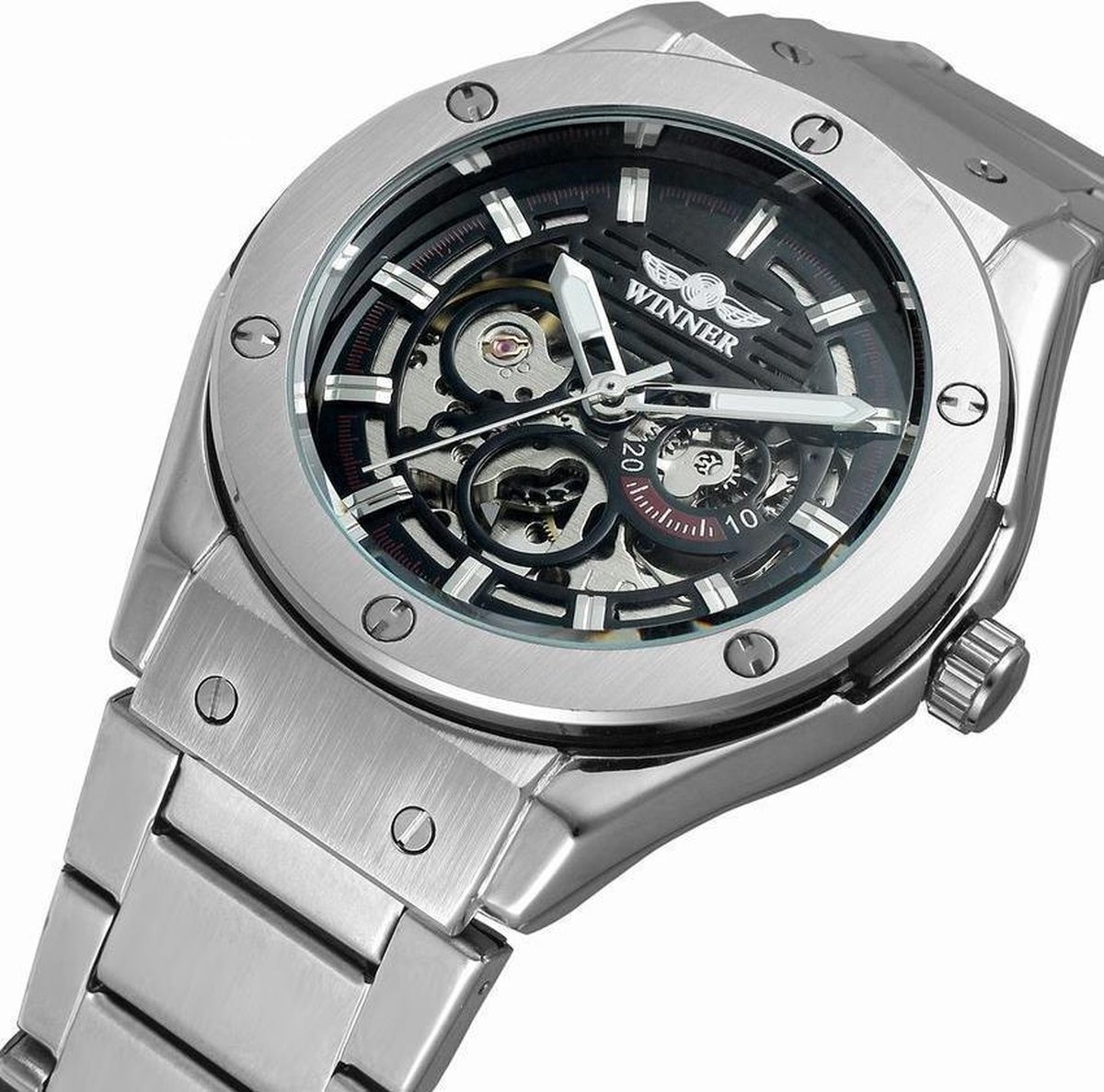 Winner® Horloges voor Mannen Skeleton Herenhorloge Jongens Heren Watch  Horloge – | bol.com