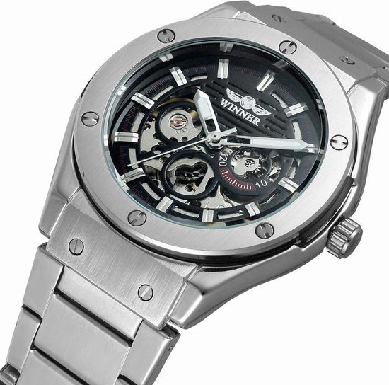 Winner® Horloges voor Mannen Skeleton Herenhorloge Jongens Heren Watch  Horloge –... | bol.com
