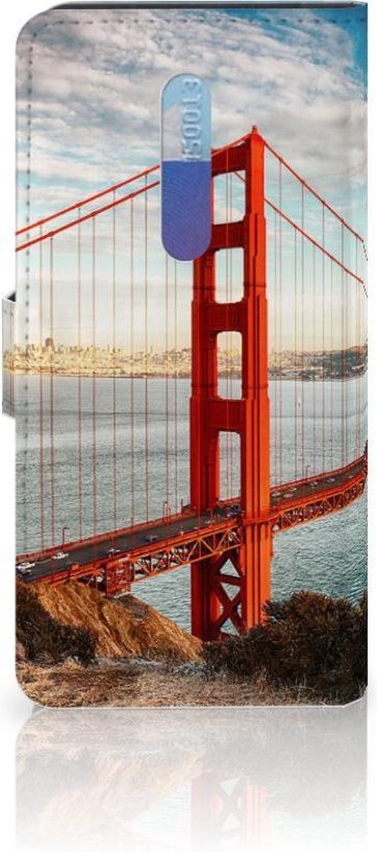 Book Case voor Xiaomi Redmi K20 Pro Flip Cover Golden Gate Bridge