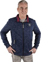 BJØRNSON PONTUS Gebreid Vest 4 Seizoenen Heren - Maat 3XL - Donkerblauw Melange