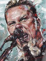 James Hetfield canvas print (40x60cm)