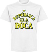 Republica De La Boca T-Shirt - Wit - XXL