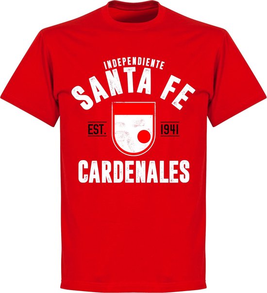 Independiente Santa Fe Established T-Shirt - Rood - XL