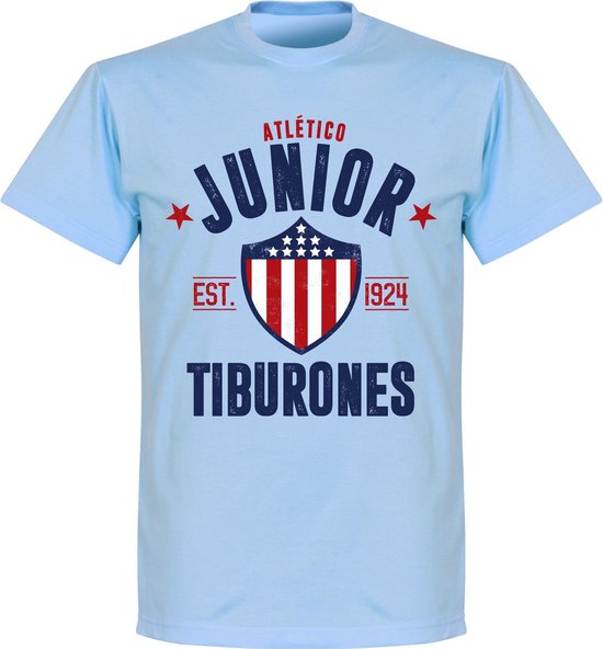 Atletico Junior Established T-Shirt - Lichtblauw - M