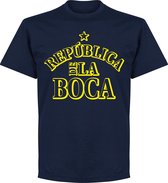 Republica De La Boca T-Shirt - Navy - 4XL