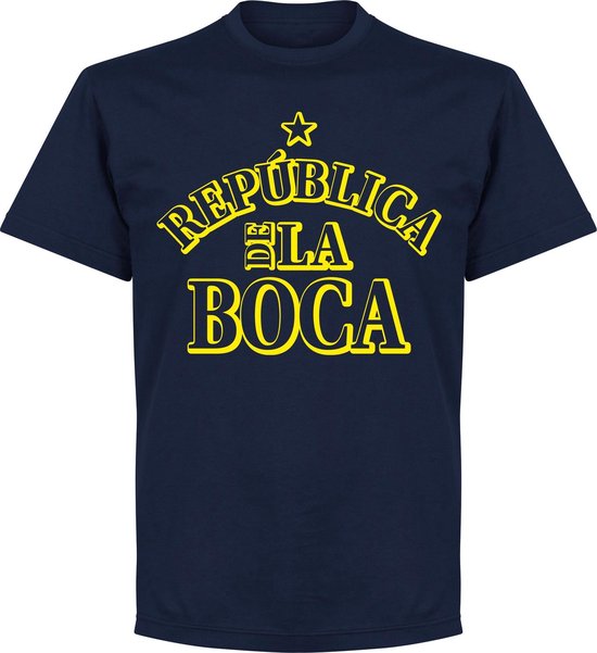 Republica De La Boca T-Shirt - Navy - 4XL