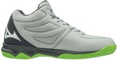Mizuno Thunder Blade 2 Mid  Sportschoenen - Maat 36.5 - Unisex - grijs/donkergrijs/lime groen