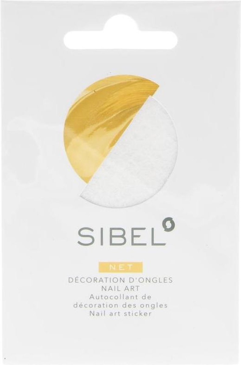 Sibel Nails Accessoire Art Nail Art Sticker Net Wit