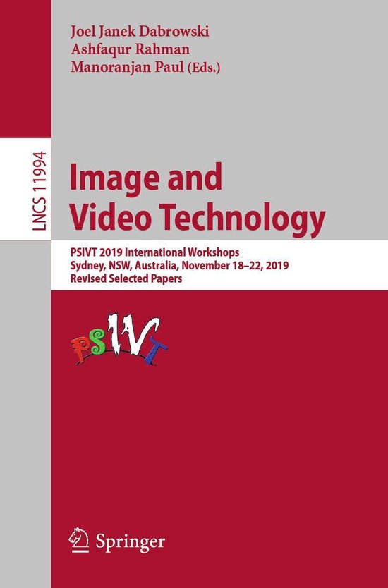 Springer Nature Proceedings Computer Science - Image and Vid ... - cover