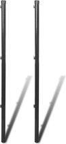 Schuttingpalen voor gaashek 2 st 170 cm