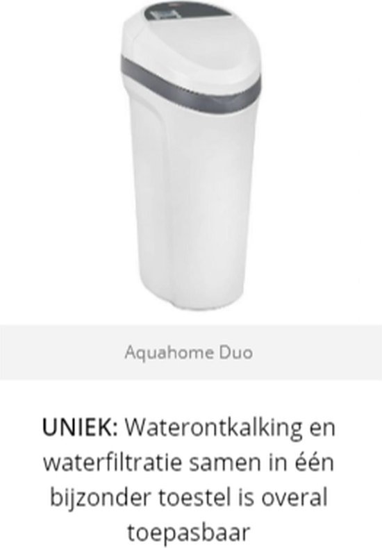 AquaHome Duo Waterontharder en -filter
