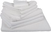 ARTG® Towelzz - Handdoekenset - Wit - White - 10 Gastendoekjes - 4 Handdoeken - 4 Badhanddoeken - 2 Strandhanddoeken