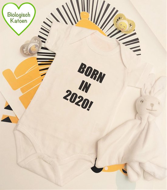 born in 2020 romper