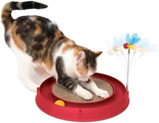 Catit Play Ball Toy with Scratch Pad