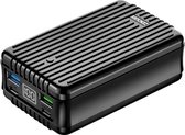 Zendure Powerbank SuperTank met 4 USB-Poorten incl. Super Snellader - 27.000 mAh - Zwart