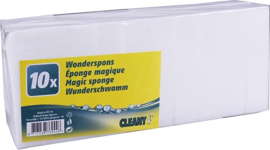 Wonderspons – Schoonmaakspons – Wondersponsjes - Vlekkenspons  – Magic Sponge – 10 stuks