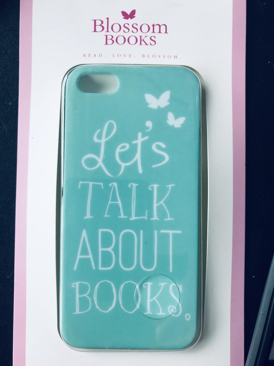 Phone case iPhone Blossom Books Let's talk about b