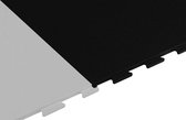PVC Kliktegel Zwart - PVC Vloer - Garage - Horeca - Magazijn - Set van 4 tegels