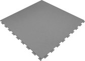 PVC Kliktegel Donkergrijs - PVC Vloer - Garage - Horeca - Magazijn - Set van 4 tegels