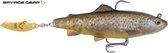 Savage Gear 4D Spin Shad Trout - 11 cm - dark brown trout