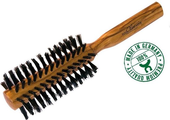Croll & Denecke Haarborstel – Duurzame borstel - 21 x 5 cm – Olijfhout