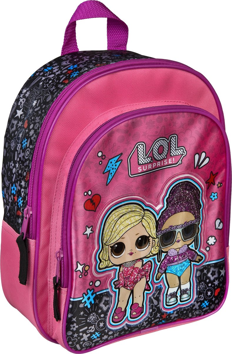 L.O.L. - Surprice rugzak met voorvak - tas- 30cm.