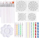 Mandala Dotting "JobaStores®" Toolset (33 delig)