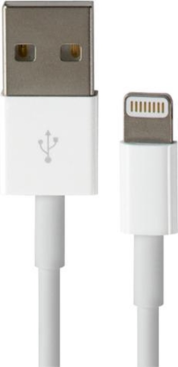USB naar Lightning Compatibel Kabel - 0,5 Meter | Snel Opladen & Synchroniseren | Geschikt voor CarPlay