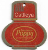 Poppy Grace Mate  Geurhanger Cathleya-Perfume - Luchtverfrisser auto – Geurhanger - Geurverfrisser – 30 dagen - Geurflesje – Wonderflesje – Autogeur