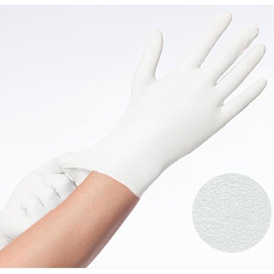 De lucht ik ben gelukkig Zelfgenoegzaamheid Soft Nitril witte handschoenen voor persoonlijke en medische bescherming -  Maat L... | bol.com