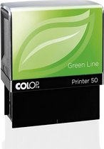 Printer Colop 50 Line Verte Blauw | Faire fabriquer un tampon | Tamponnez avec votre image et votre texte | Commandez maintenant !