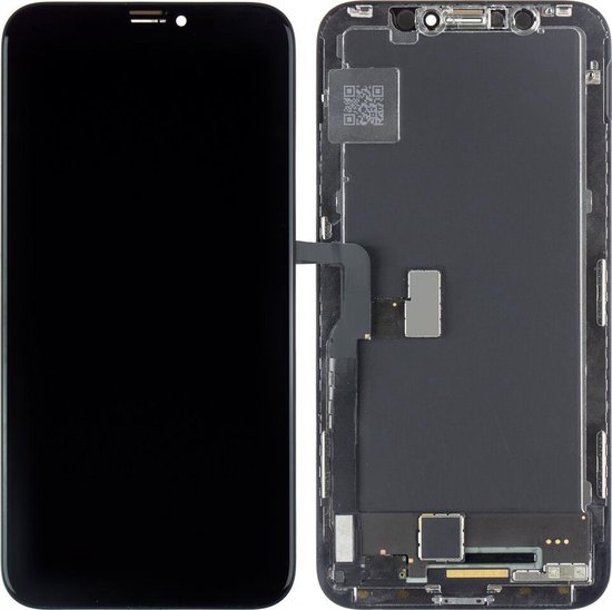 voorkomen gesmolten Verplaatsbaar iPhone X LCD Display scherm (Originele kwaliteit) - Zwart (incl.  Reparatieset) | bol.com