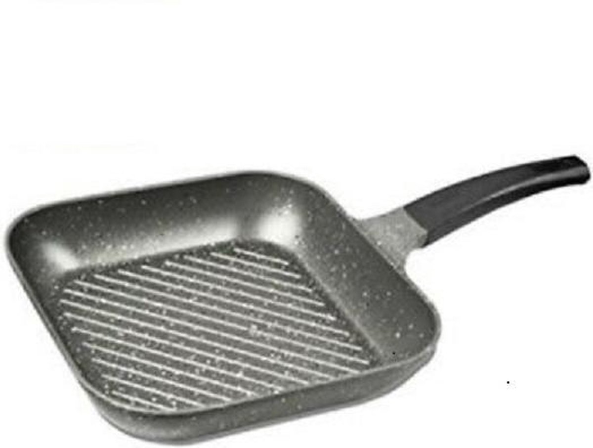 Graniet Grillpan 28 cm(Geschikt voor alle warmtebronnen)
