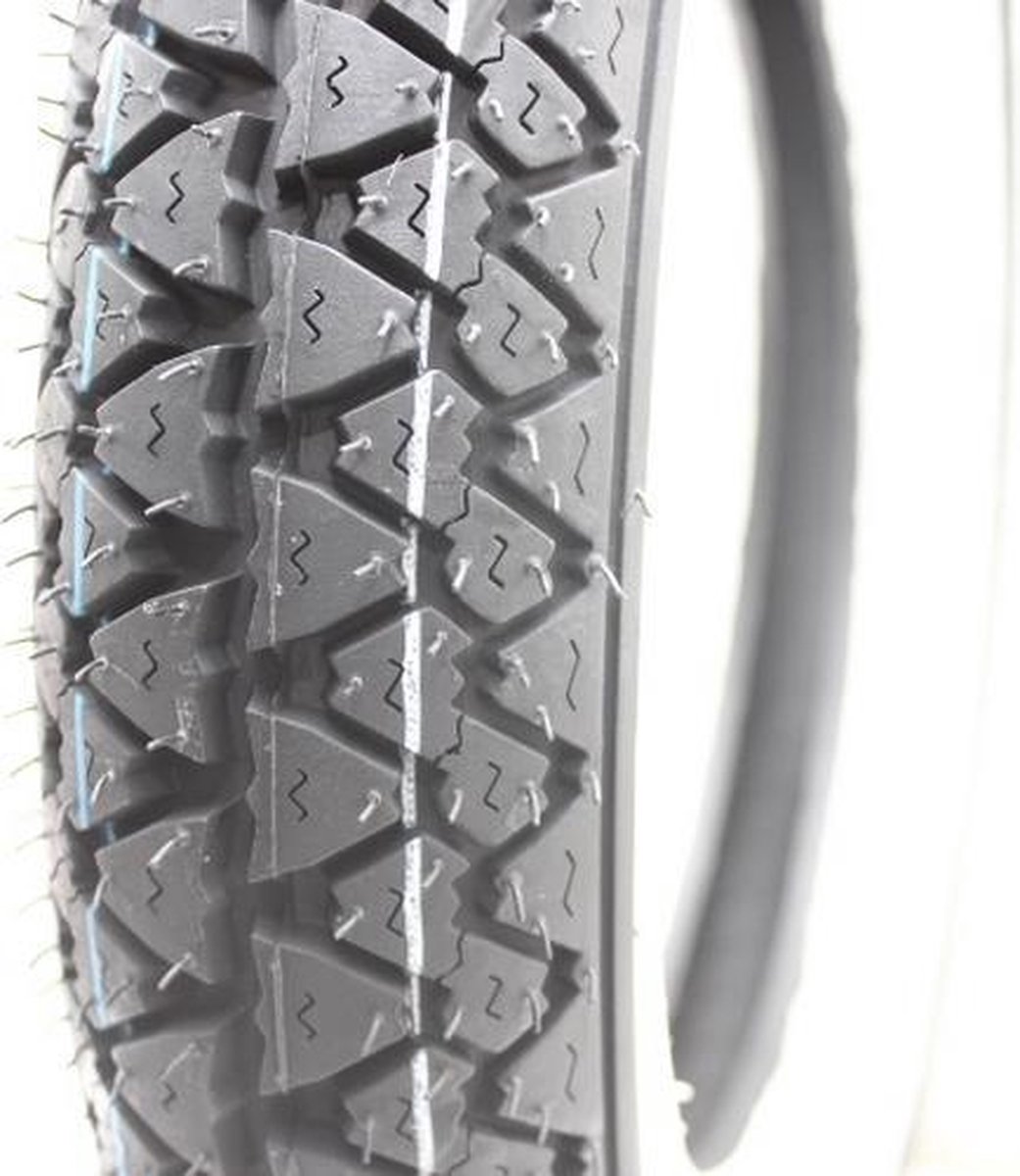 Buitenband White wall 10-3.50 Tubeless All-weather White Wall. o.a. Peugeot V-Clic V./A. Eagelwing R