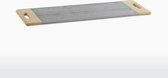 Marmeren Serveerplank - BWARI - Mangohout & Grijs Marmer - Large (1.5 x 59.5 x 20.5 cm)