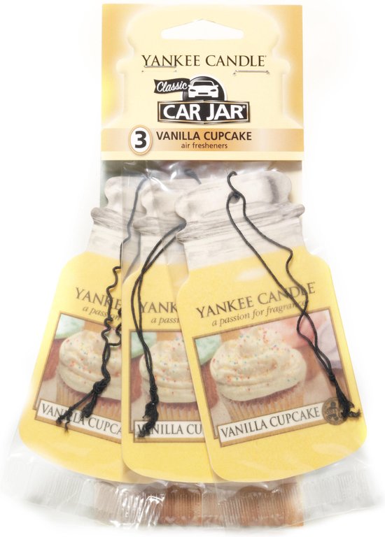 Yankee Candle Autoparfum Vanilla Cupcake 3 stuks | bol.com